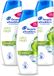 Head & Shoulders Shampoo Apple Fresh - 400 ml - Voordeelverpakking - 3 stuks
