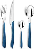 Merkloos Eclat Nature Bestekset, 24-delig, marineblauw