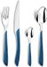 Merkloos Eclat Nature Bestekset, 24-delig, marineblauw