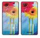 Royal Muurtattoo RS. 98971 zelfklevend voor Sony Xperia E3 met motief vaas bloemen