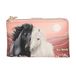 Depesche Miss Melody Blossom Pony - Portemonnee in roze, met paardenmotief en gouden details