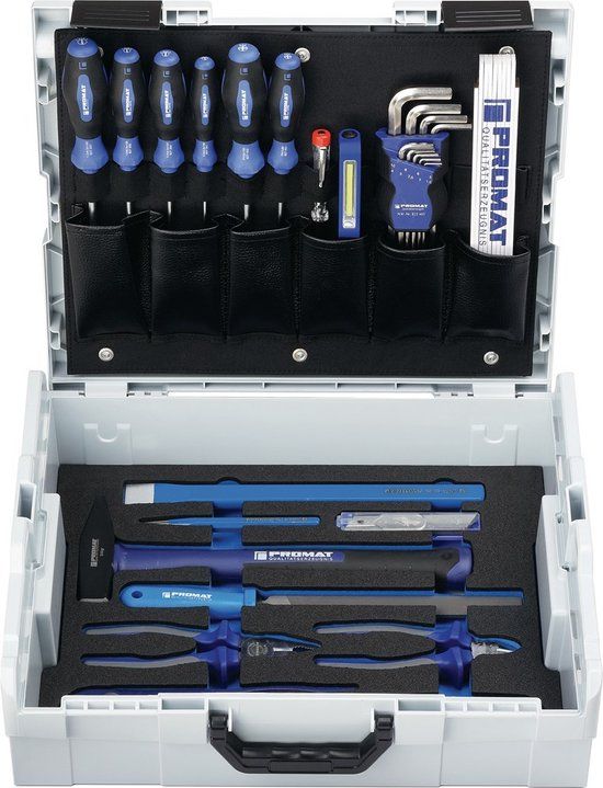 Promat Gereedschapset in L-Boxx 44dlg