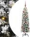 vidaXL Kunstkerstboom Groen 150 cm PVC en Staal en Kunststof