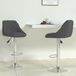 Maison Exclusive - Lot de 2 tabourets de bar en velours gris foncé