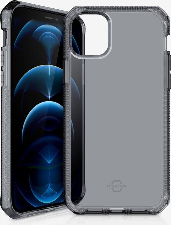ITskins Spectrum Cover voor Apple iPhone 12/12 Pro - Zwart