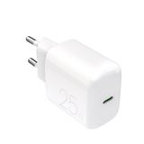 PURO Wall Charger "PRO LITE" 1x USB-C, 25W, Power Delivery, White