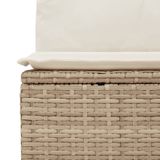 VidaXL 3256716 Loungeset Crème, Wit