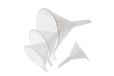 NeoLab 2-1568 Polypropylene Funnel Set, 75, 100, 120, and 150 mm Diameter, Pack of 4