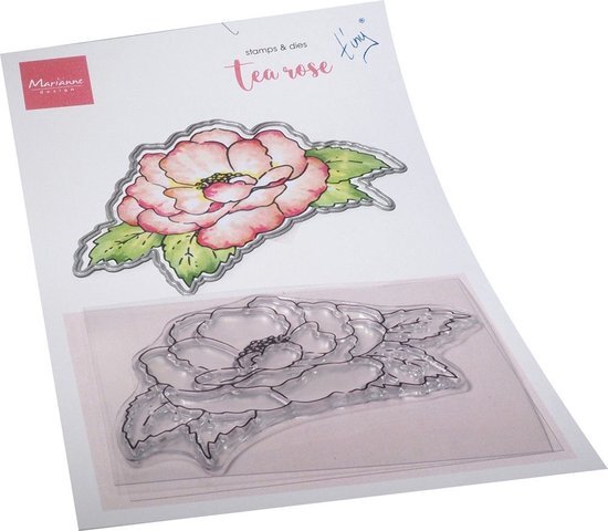 Marianne Design Clear stamp Tiny's flowers Tea rose