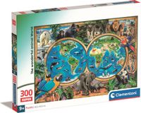 Clementoni Puzzle 300 Pièces Le Monde Merveilleux des Animaux