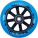 Centrano Unisex – Longway Tyro Scooter Rol voor volwassenen, blauw/zwart vlam, 110 mm