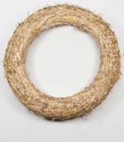 HBX natural living Couronne de paille à décorer - Bricolage et décoration - 25 x 5 cm