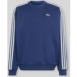 ADIDAS ORIGINALS Sweatshirt 'Adicolor' donkerblauw / wit