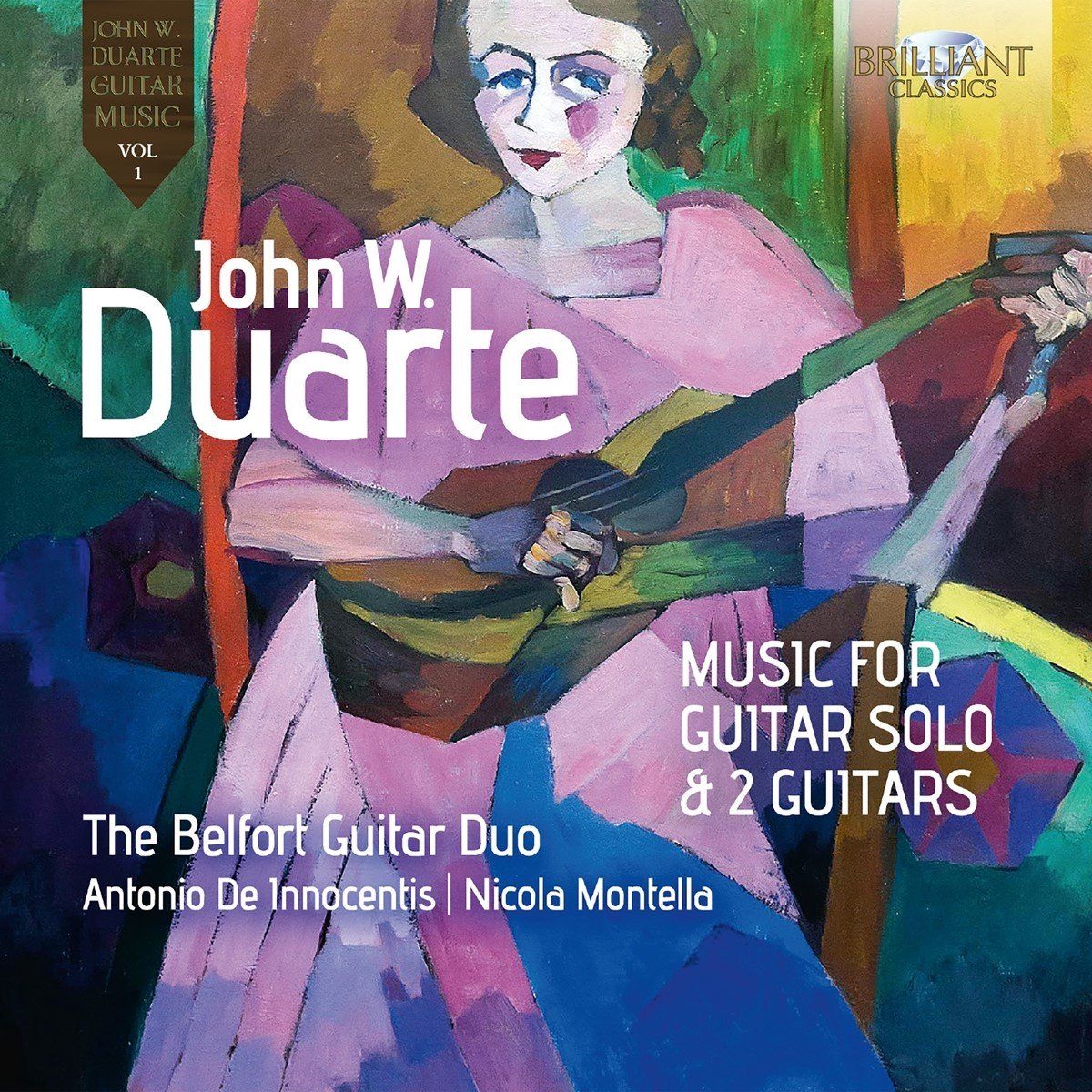 Brilliant Classics John W. Duarte: Music for Guitar Solo & 2 Guitars - Muziek