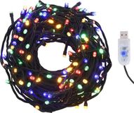 vidaXL Lichtsnoer met 400 LED's en 8 effecten 40 m meerkleurig