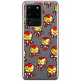 ERT GROUP Telefoonhoes voor Samsung S20 Ultra Original en officieel gelicentieerd Marvel patroon Iron Man 031 optimaal aangepast aan de vorm van de mobiele telefoon, gedeeltelijk transparant