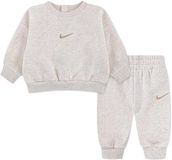 Nike Essential Fleece Crew Set Ecru Unisex Baby 62