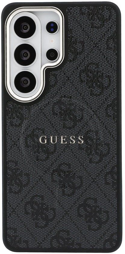 Guess Back Cover Galaxy S26 Ultra - PU Leer - 4G Classic Logo - Zwart