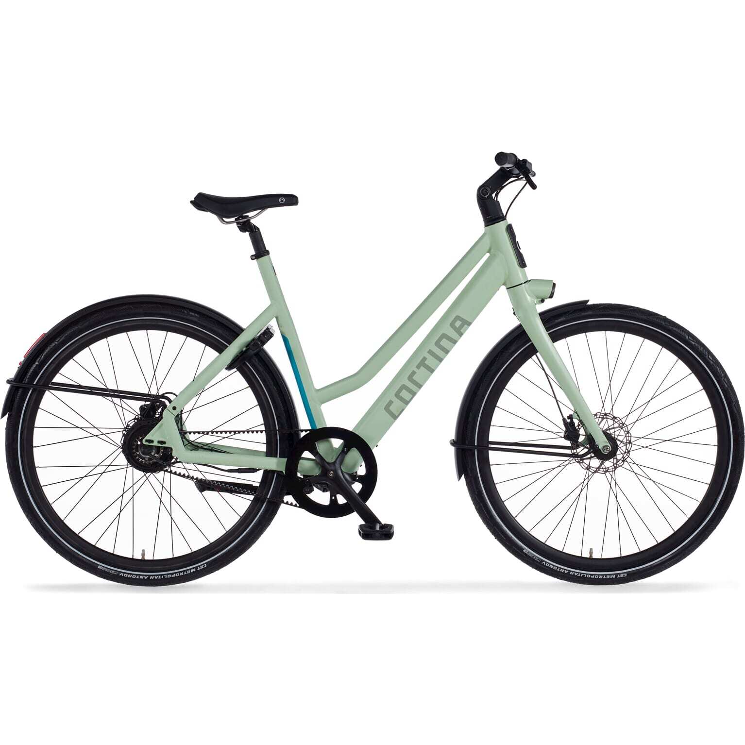 Cortina ELett groen / dames / 57 / 2023 Elektrische fiets kopen