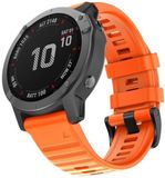 By Qubix Qubix - Siliconen bandje - Oranje - 26mm Quickfit - Geschikt voor Garmin Fenix 8 / 8 Pro - 51mm