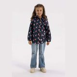 Minoti regenjas waterdicht donkerblauw - meisjes
