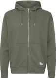Solid Hooded sweatshirt met rits Solid Lenz Groen