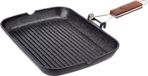 WECOOK! Ecochef Titanium Stripe inductiegrillpan, 34 x 24 cm