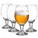 Glasmark Krosno glazenset voor bier 0,36 liter bierglazen bierbekerglazen voor ambachtelijk bier biertulp bierglas drinkglas glas voor cocktail cocktailglazen vaatwasmachinebestendig 4 x 360 ml