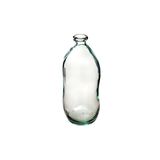 Atmosphera bloemenvaas Pisa - Organische fles vorm - helder transparant - glas - 36 x 15 cm