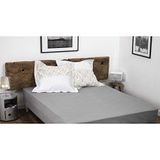 HOME LINGE PASSION Hoeslaken lichtgrijs 140 x 190 + 30 cm 100% katoen 57 draden/cm² Oeko-TEX