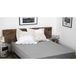 HOME LINGE PASSION Hoeslaken lichtgrijs 140 x 190 + 30 cm 100% katoen 57 draden/cm² Oeko-TEX