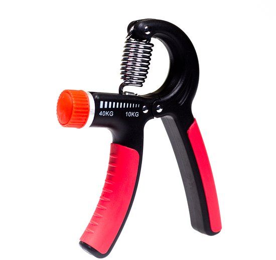 HMS One Fitness Hand Gripper - Verstelbare Handknijper - Zwart/Rood