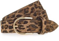 Tamaris Riem Leer - Dames - 75 cm - taupe-dunkelbraun