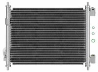 BOSCH Condensateur climatisation R 134a, dimensions 355 - 249 mm, marque BOSCH, convient entre autres aux camions RENAULT