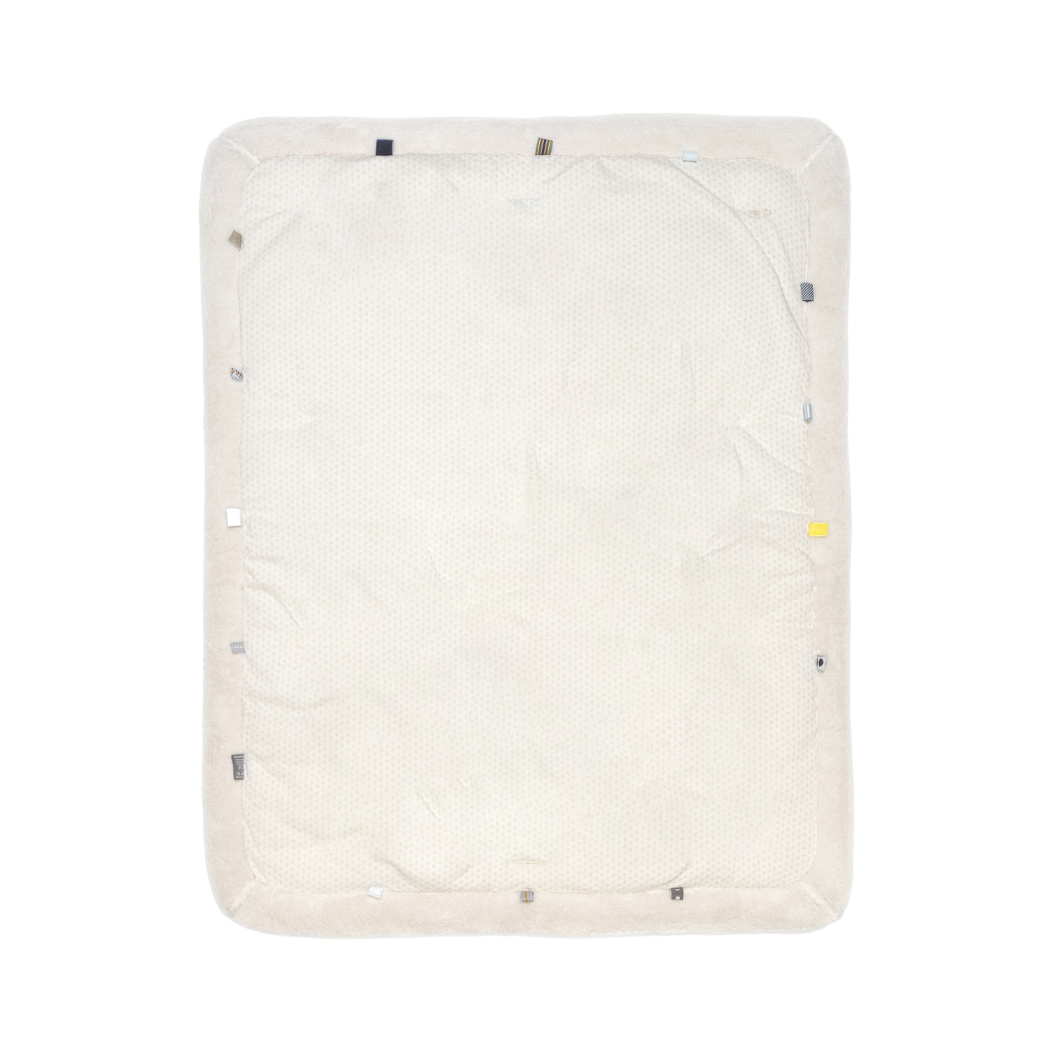 Snoozebaby Cheerful Organic Boxkleed Stone Beige 75 x 95 Cm beige