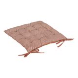 Atmosphera Tuinstoelkussen - terra - katoen - 36 x 36 x 4 cm - wicker zitkussen