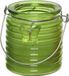 Decoris Citronella kaars - in windlicht - groen - 20 branduren - citrusgeur