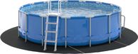 Bestway Bâche de piscine Ø 396 cm (2 mm) Ronde Tissu non-tissé Noir