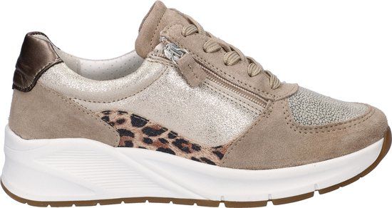 Nelson Flex dames sneaker - Beige multi - Maat 39