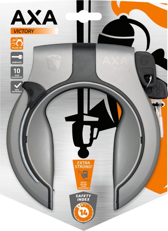 AXA Victory ART2 Ringslot - Zilver/Zwart