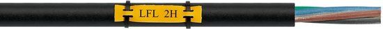 LAPP 83254760 LFL1H YE/WH Kabeletiket Fleximark 26 x 9 mm Geel