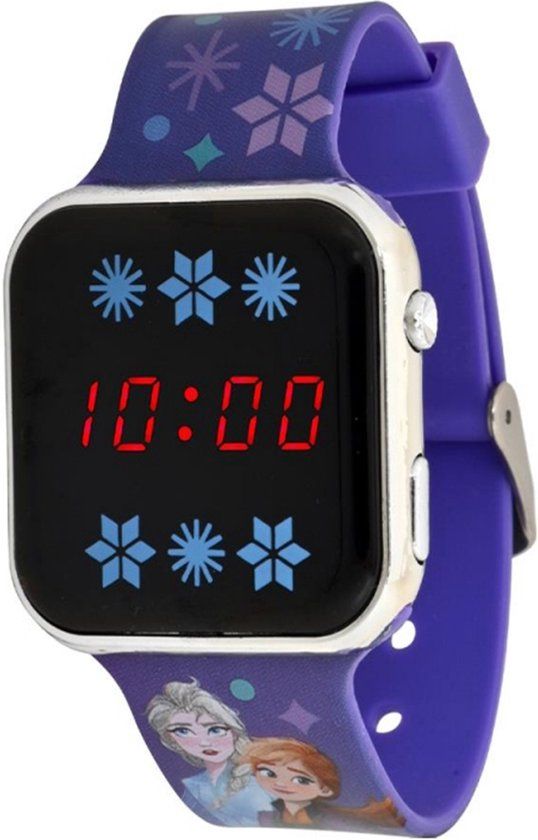 LED Watch Frozen - Kids Watch with LED Display - Purple