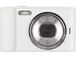 Aiorber Mini appareil photo numérique avec cordon, CCD, 2,4 pouces, zoom 8x, blanc