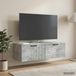 Maison Exclusive Meuble TV mural gris béton 98 x 41 x 30 cm bois d'ingénierie
