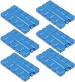 Merkloos / Sans marque Edco Eindhoven Bv Blauwe Koelelementen 12x stuks 15 x 8 x 2 cm voor koelbox of koeltas