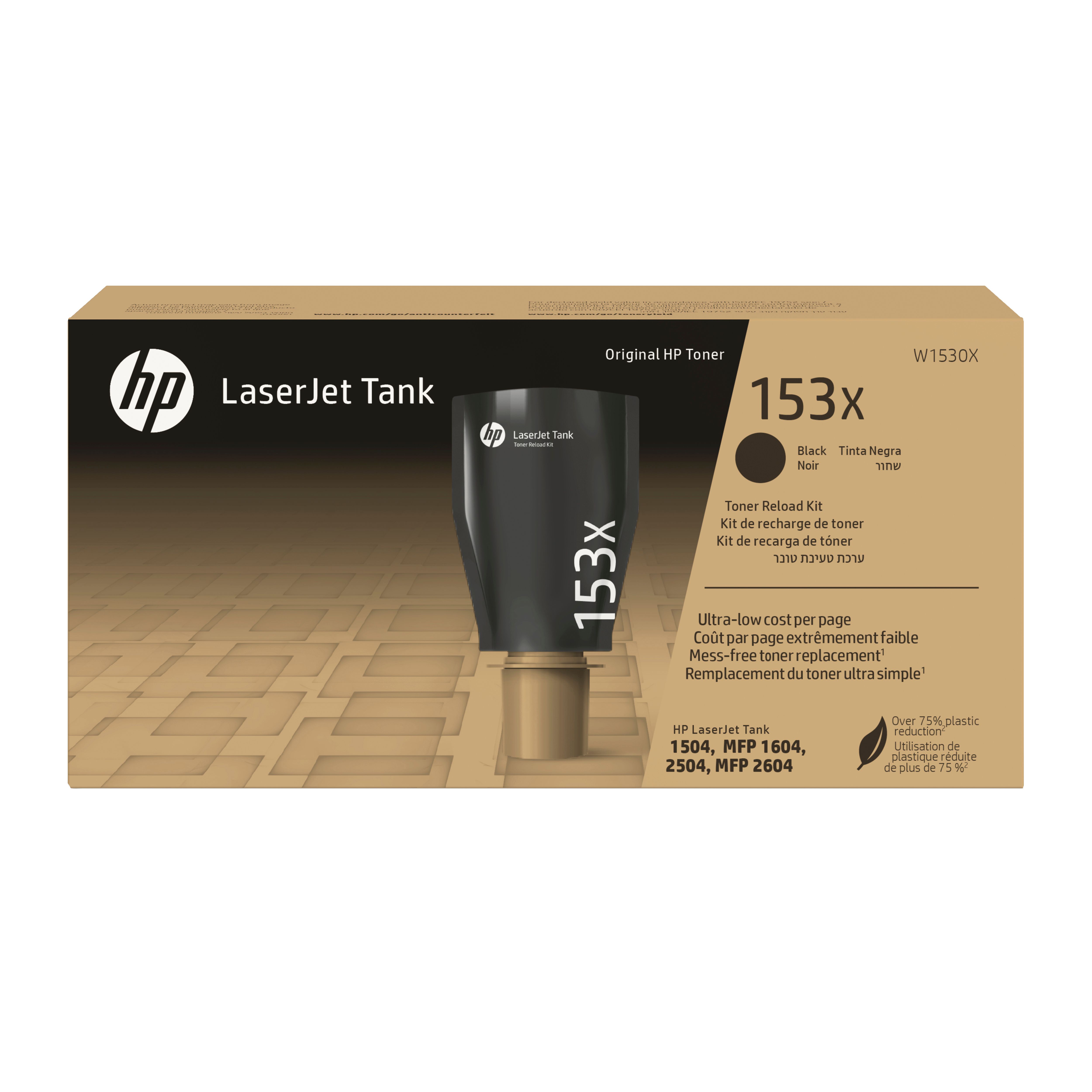 HP 153X Original Black LaserJet Tank Toner Refill Kit