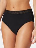 Schiesser Periodenslip Schiesser Care Dames Zwart Effen 4 Stuks Katoen/Elastaan