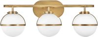 Hinkley Hollis LED Badkamerarmatuur | 3x E14 | 40W | IP44 | Heritage Brass