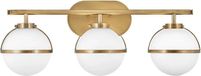 Hinkley Hollis LED Badkamerarmatuur | 3x E14 | 40W | IP44 | Heritage Brass