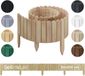 be4nature Bordure en bois flexible 30 x 200 cm Beige